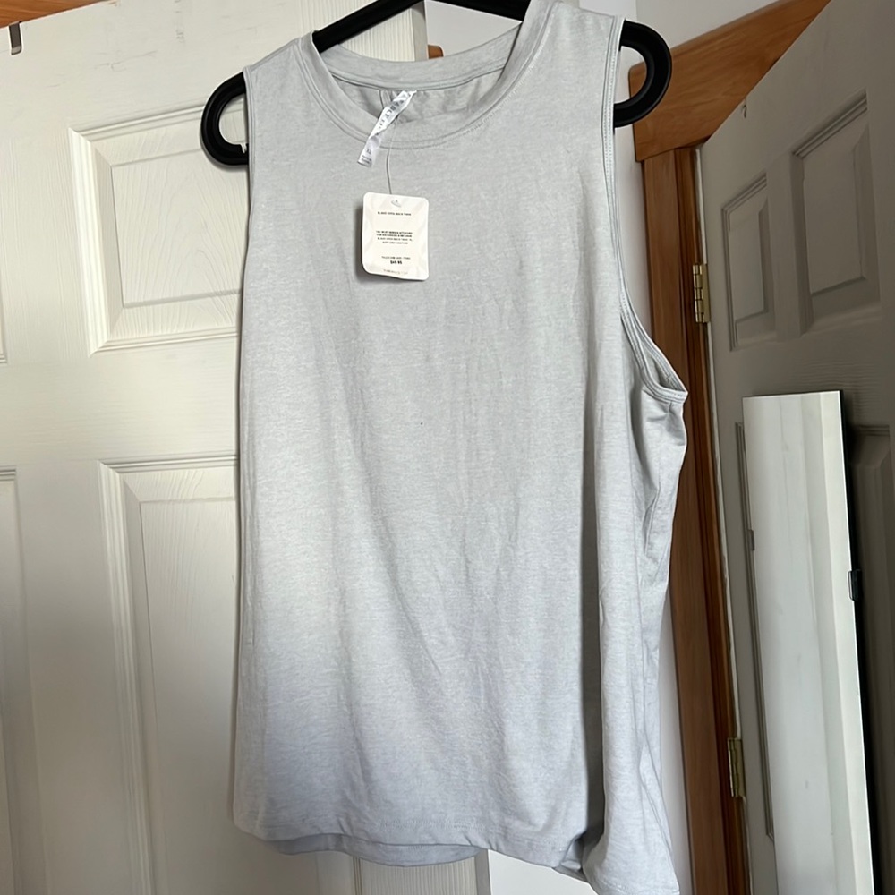 Fabletics tank with open back, NWT!